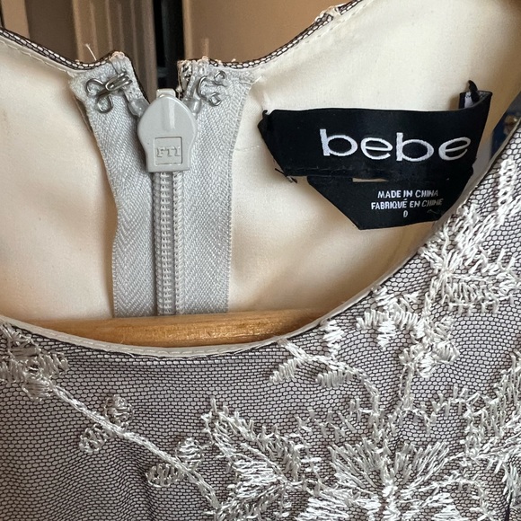 BEBE lace embellished cocktail dress - Picture 4 of 6